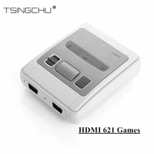 TSINGO супер мини HDMI Семья ТВ игровой консоли Ретро Классический HD Выход ТВ Ручные игры Встроенный 621 игры 8Bit