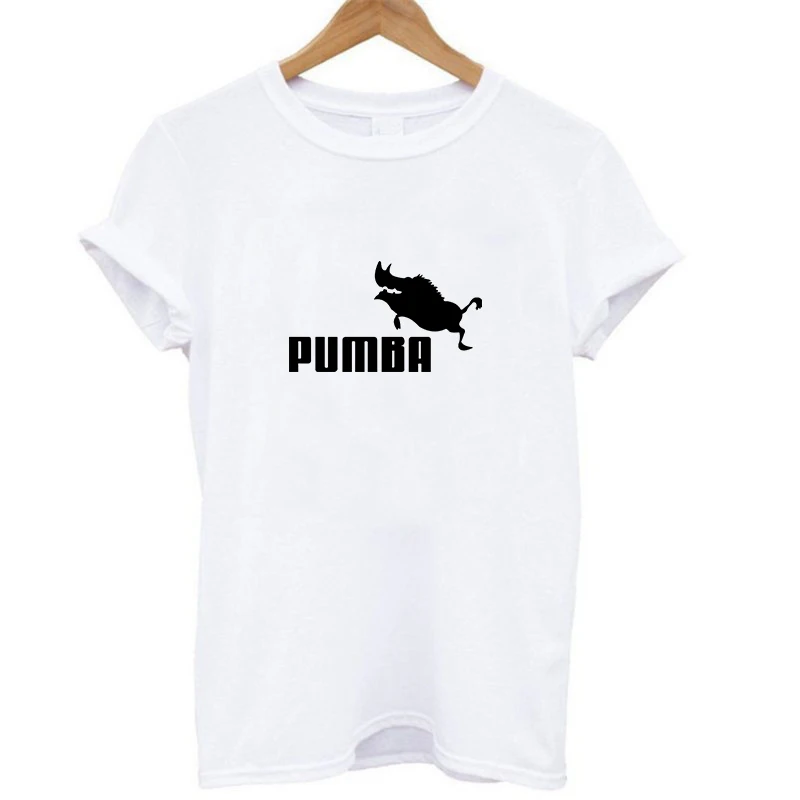 

HAKUNA MATATA Ullzang Lion King Pumba Women's Fashion T-shirt Tops Ladies Casual Summer Plus Size Short Sleeve S-3XL