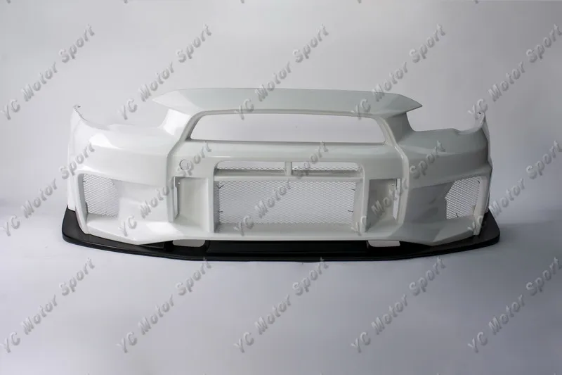 YCEX077L&YCEX078L  2008-2012 Mitsubishi Lancer Evolution EVO X VS '17 Ver. Ultimate Style Front Bumper with Lip FRP (1)