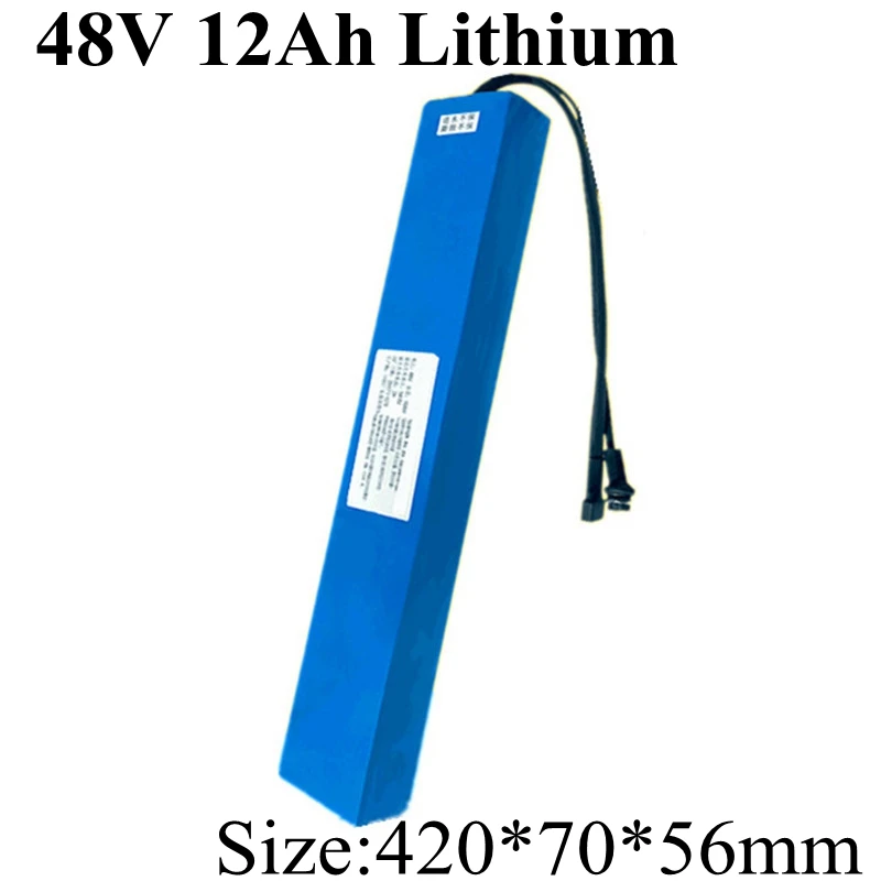

Customize 18650 48v 12ah Lithium Battery 13s Bms Lifepo4 48v Li-ion Battery for 500w 800W Electric Bicycle E-bike with Charger