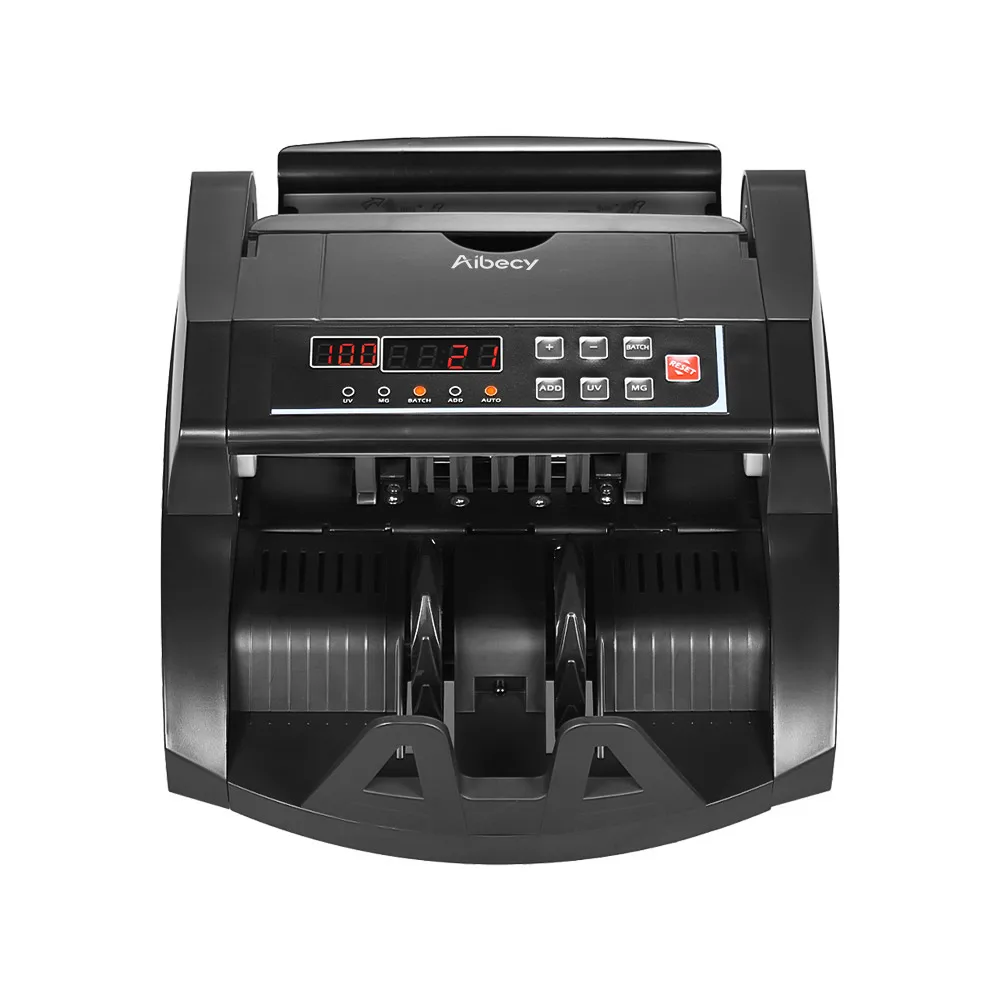Aibecy Money Counter Cash Money Bill Counter Multi Currency Banknote