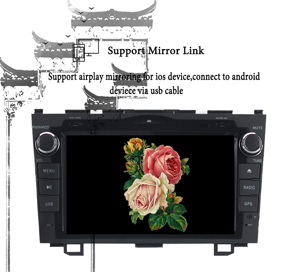 Discount 2 DIN 1024*600 Android 9.0 Car DVD Player For Honda CRV 2007-2011 Octa Core 4G RAM+64GB ROM GPS Radio Stereo 5 Discount 2 DIN 1024*600 Android 9.0 Car DVD Player For Honda CRV 2007-2011 Octa Core 4G RAM+64GB ROM GPS Radio Stereo 5