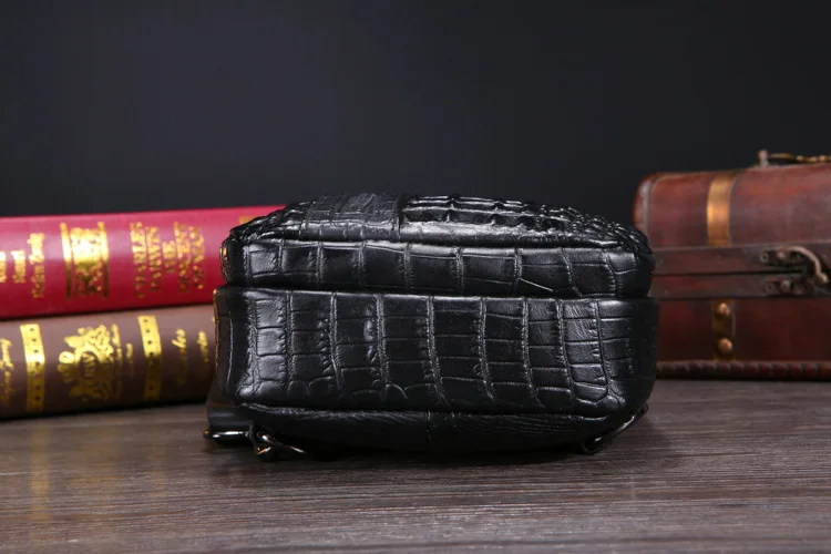 de Ombro Homens Bolsa de Crocodilo de