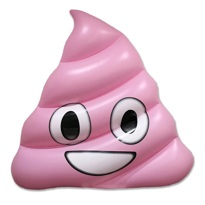 

180cm Giant Inflatable Pink Smile Emoji Pool Float Swim Toy For Adult Water Party Floatie Huge Floats Stool Lounger Air Mattress