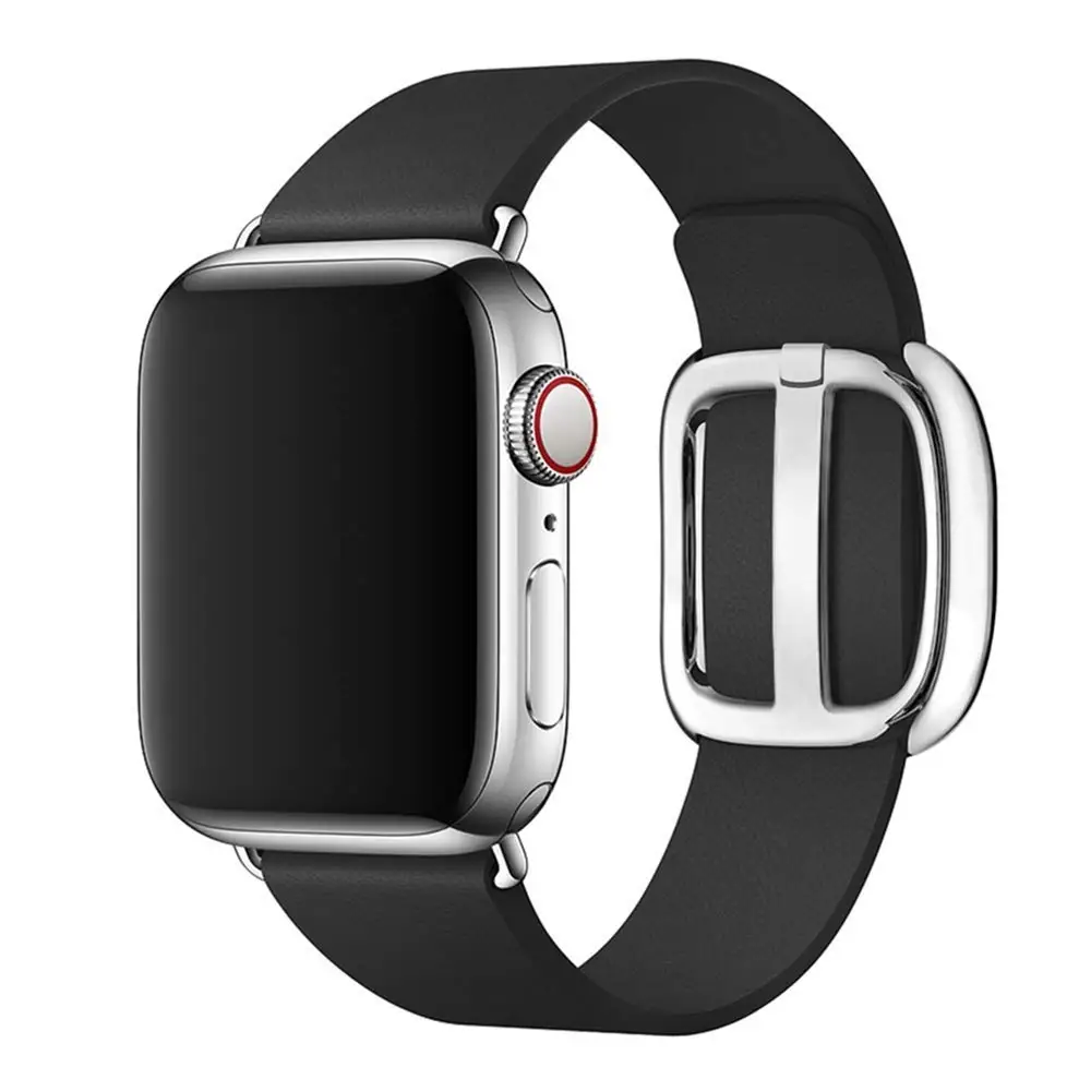 Ремешок из натуральной кожи для apple watch, ремешок для apple watch 5, 4, 3, 2, 1, 44 мм, 40 мм, iWatch, ремешок 38 мм, 42 мм, браслет для часов apple watch