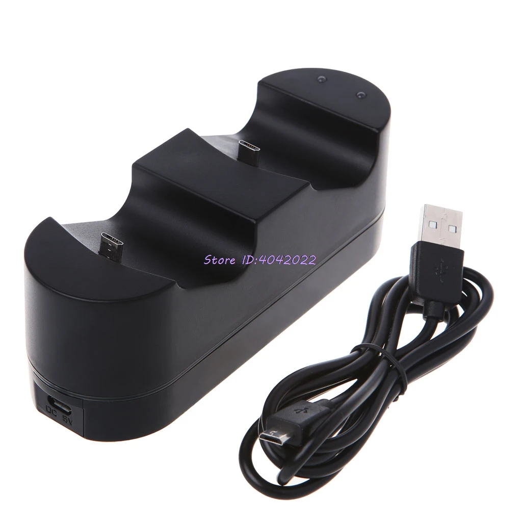 Controller Charging Station for Playstation Dualshock 4 Dual USB Charger Portsin Replacement