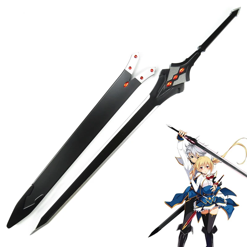 

Undefeated Bahamut Chronicle Lux Arcadia Black Sword Anime Cosplay Sword Sword Cosplay Prop Home Decor Free Shipping