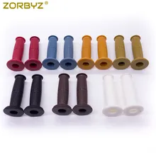 ZORBYZ 7/8 ''22 мм мотоцикл ретро колы бутылка резиновая рукоятка руля для Кафе Racer поплавок на заказ