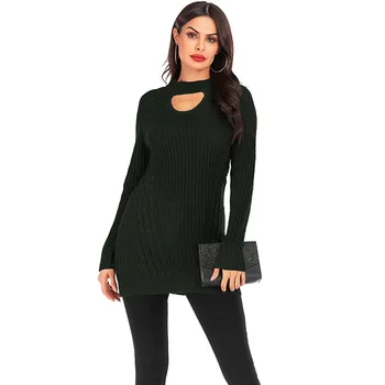 

Mlybovi halter knitted sweater female Casual autumn winter sweater women sweater women knit 2019 jumper pull femme