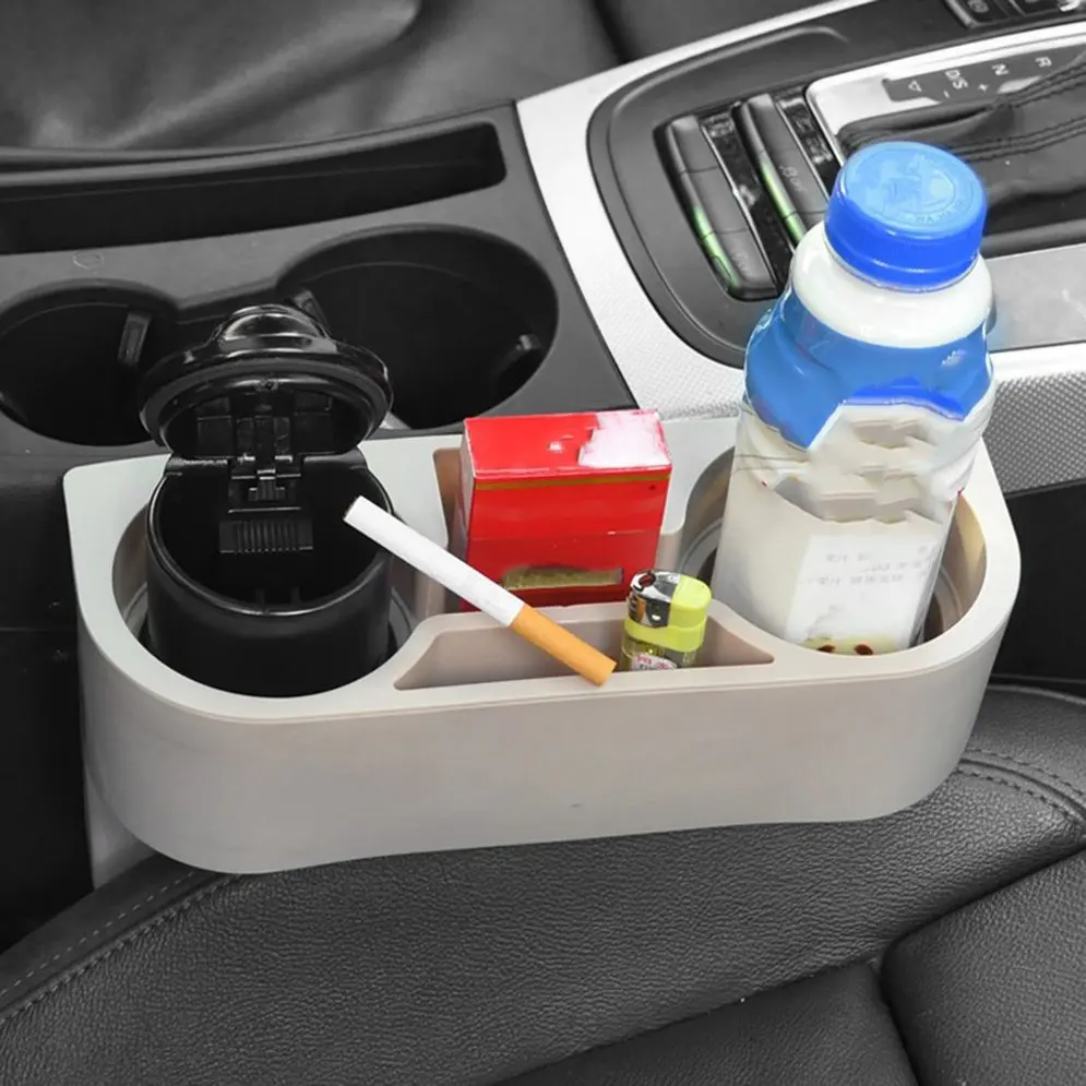 

Multifunction Car Cup Holder Reusable Portable Travel Water Glass Bottle Holder For Car Console Seat Gap Cell Phone Holder