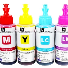 6 цветов заправка чернил комплект 70 мл для Epson L800 L801 картридж для печати No. T6731/2/3/4/5/6