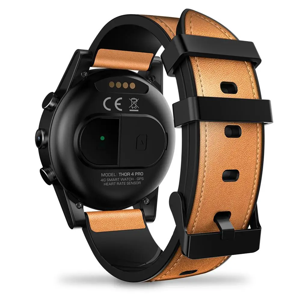 4G Smart Watch 1.6 Crystal Display GPS/GLONASS Quad Core 16GB 600mAh Hybrid Leather Straps Smart Watch 2 Color