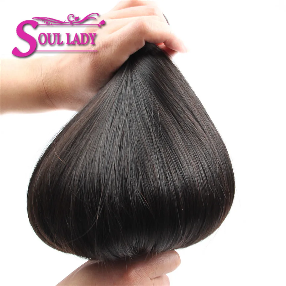 Soul Lady продукты индийские человеческие волосы прямые 8-28 дюймов не завитые здоровые волосы 1 комплект только 100 г/шт