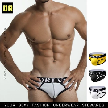 

ORLVS 2019 Sexy Men Underwear Briefs Mesh Comfortable Gay Men Undrewear OR107
