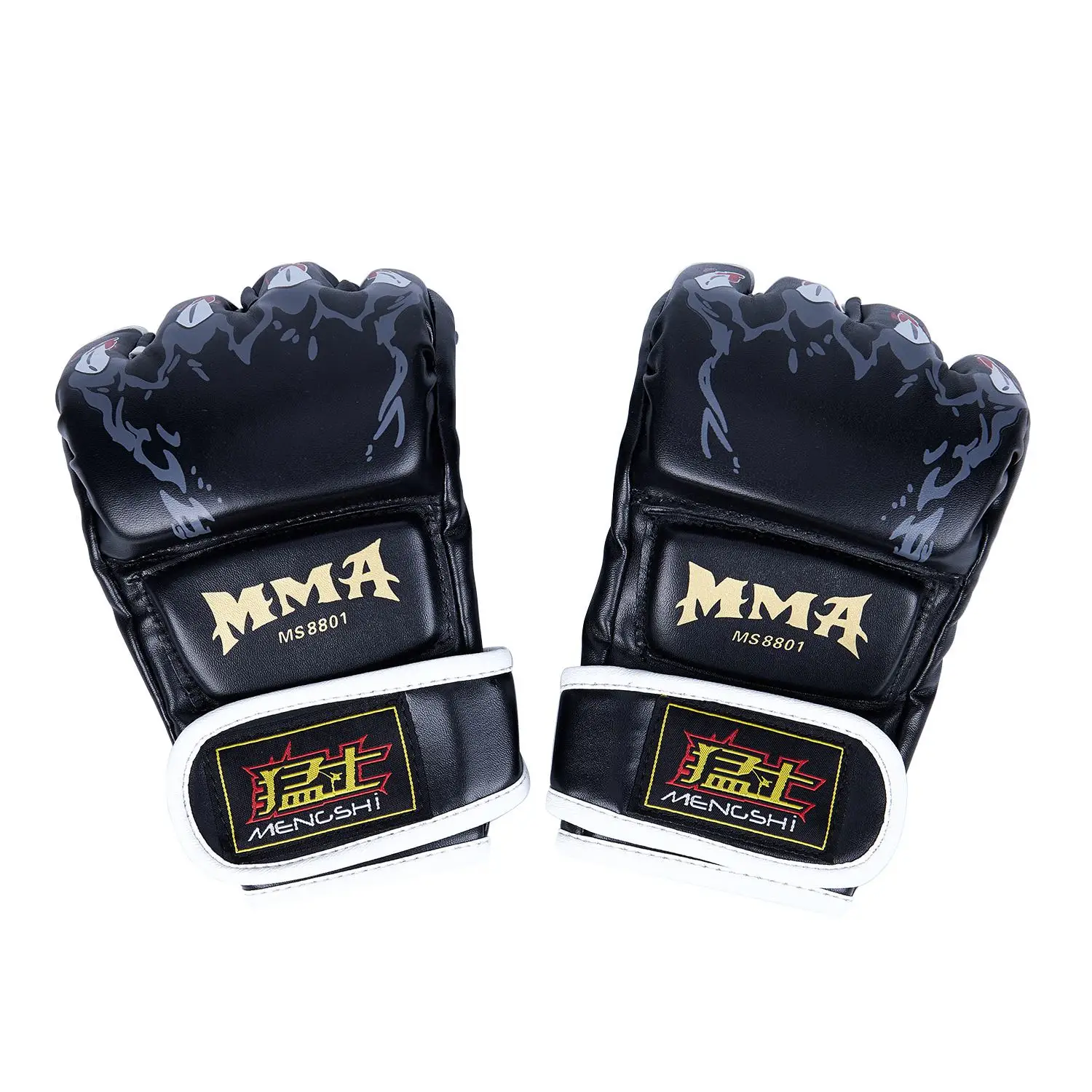 

Half Finger Fight Boxing Gloves Mitts Sanda Karate Sandbag Protector For Boxeo MMA Muay Thai Kick Boxing