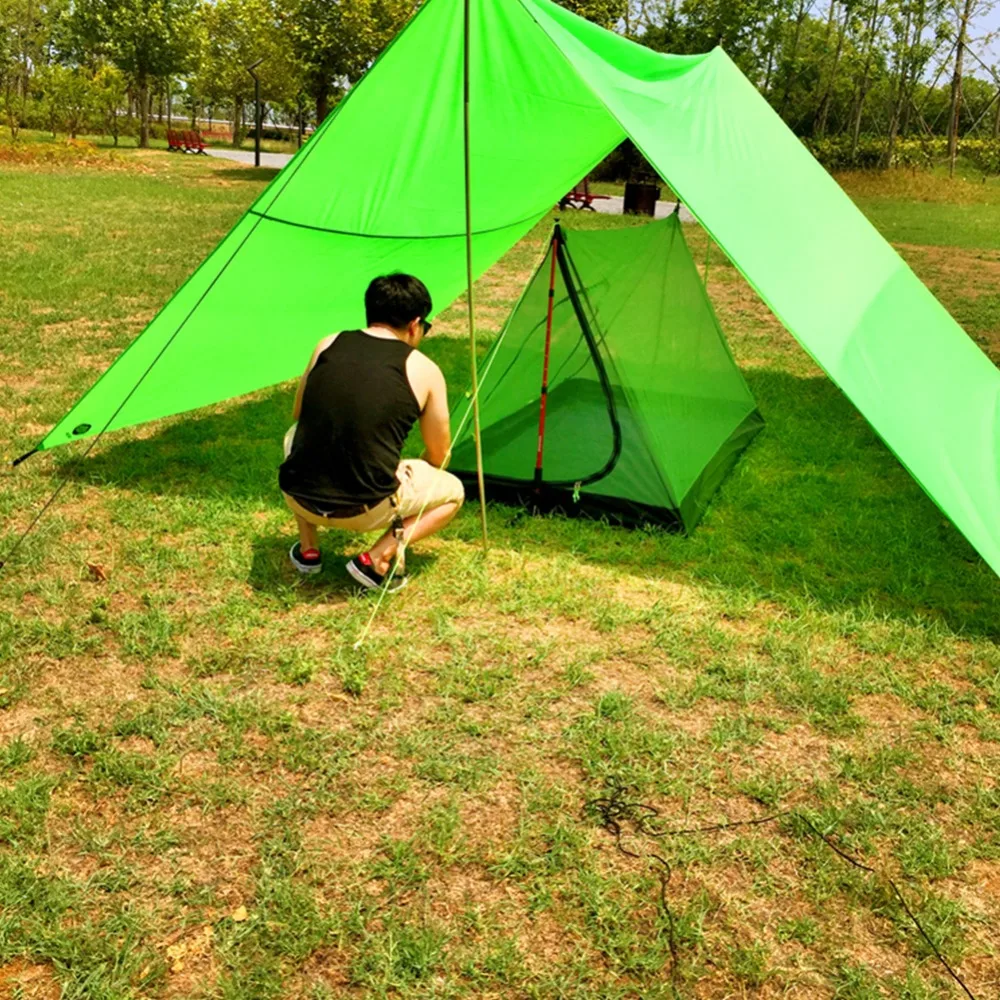 

Hot Selling Ultralight Pyramid Mosquito net Tent, Ultralight 2 Person Mesh Tent Shelter,Pyramid Breeze Tent