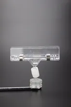POP plastic advertising tag clips magnetic label holder shelf sign holder clip price card snap for metal shelf