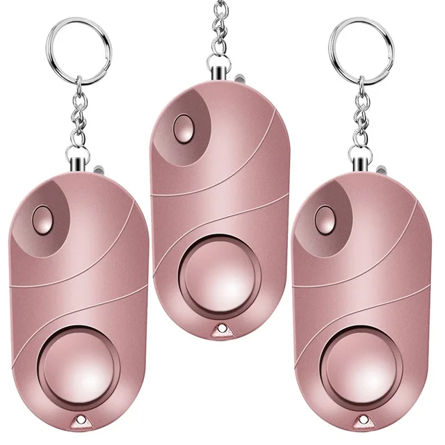 

3PCS Personal Alarm Protection Women Elderly Safety Self Defense Alarm 120-130dB Loud Anti-Attack Security Keychain Alarm
