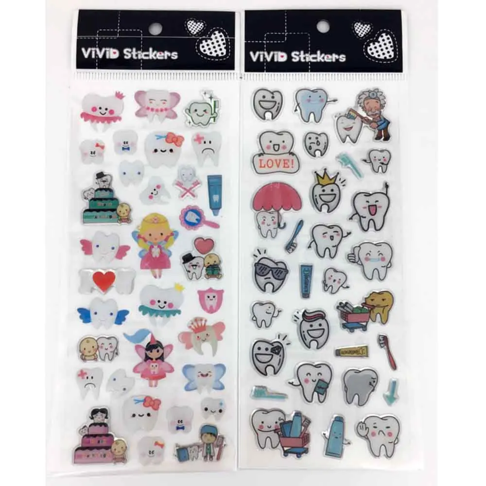 New Arrival Tooth Stickers Tooth Stickers Dental Gifts Reward Children Stickers 2023 new arrival kids girls boots children short ankle fashion booties bowtie 2 9y toddlers shoes size 21 37