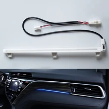 Автомобильная атмосферная лампа с центральным управлением, декоративный светильник s светодиодный светильник, синие автомобильные аксессуары для Toyota Camry