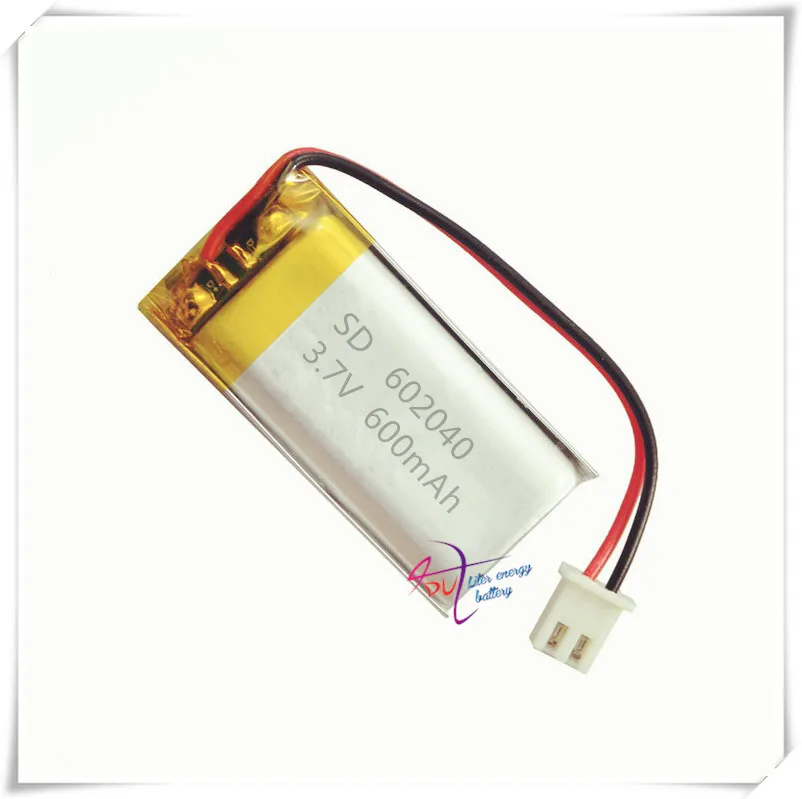 li-po XHR-2P 600mAh 602040 3.7V lithium polymer battery MP3 point reading pen scan code instrument intelligent instrument