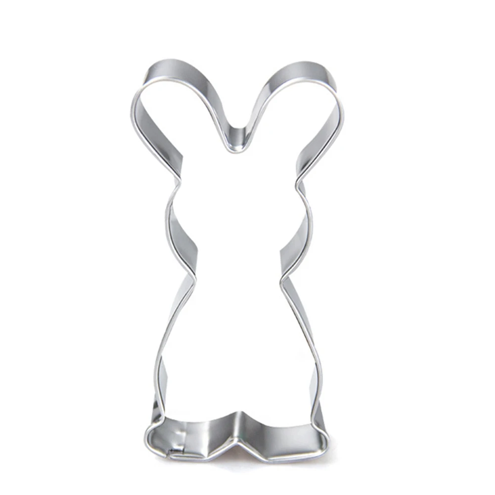 

Rabbit Mold Bakeware Stainless Steel Baking Biscuit Cake Tool Cute Reusable Gadget Cookie Cutter Home Eco-friendly Cutting