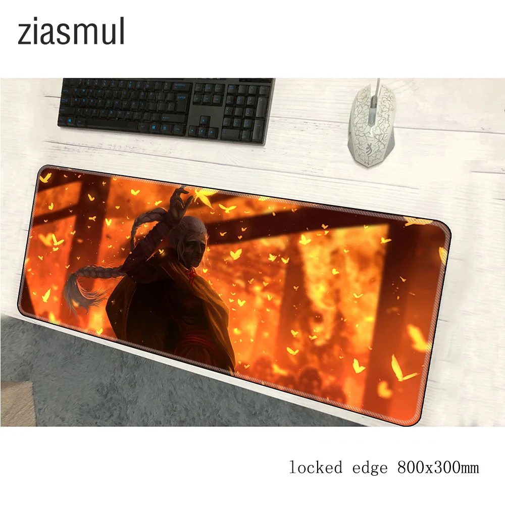 SEKIRO SHADOW DIE TWIC коврик для мыши популярный компьютерный геймерский 800x300x2 мм padmouse