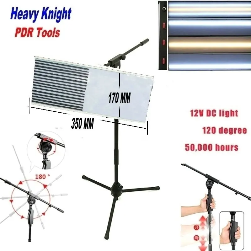 Всасывающий+ Магнитный+ втягиваемый кронштейн светодиодный PDR лампа Dent Инструменты для ремонта Dent детектор PDR светильник Master PDR комплект лампа доска PDR линейная плата