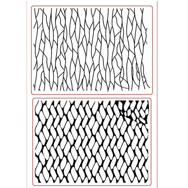 

Wood Grain Crack Circle Background Rubber Clear Stamp/Seal Scrapbook/Photo DIY Album Decorative Card Making Clear Stamps