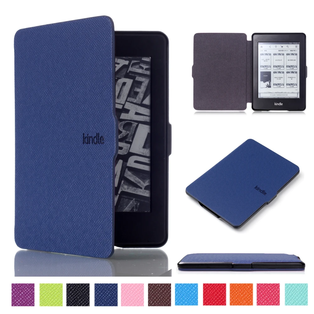

SlimShell Magnetic Smart Cover For Amazon Kindle Paperwhite Prior to 2018, Slim Case For Amazon Kindle Paperwhite 1 2 3 Case