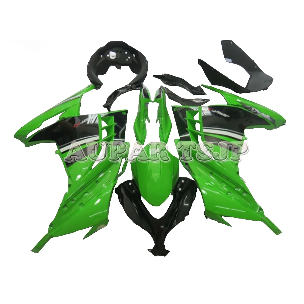 

ABS Plastic Full Fairings For Kawasaki EX300R Ninja 300 2013 2014 2015 2016 2017 Injection Motorcycle Cowlings Gloss Green Black