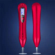 Дропшиппинг ЖК-прожектор лазерный 9 уровень плазменной кожи моли темная красота моль удаление развертки точечная ручка веснушки точка лицо бирка татуировка