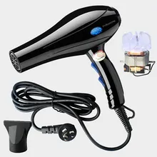 Фен высокой мощности электрическая фен для волос не повредит салон дома горячий и холодный ветер студенческое спальное помещение Специальный синий свет