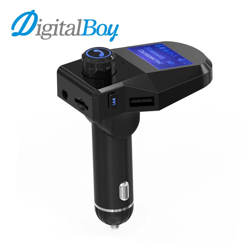 Digitalboy Car FM Transmitter Handsfree Call Aux Audio Bluetooth Car MP3 Player Noise