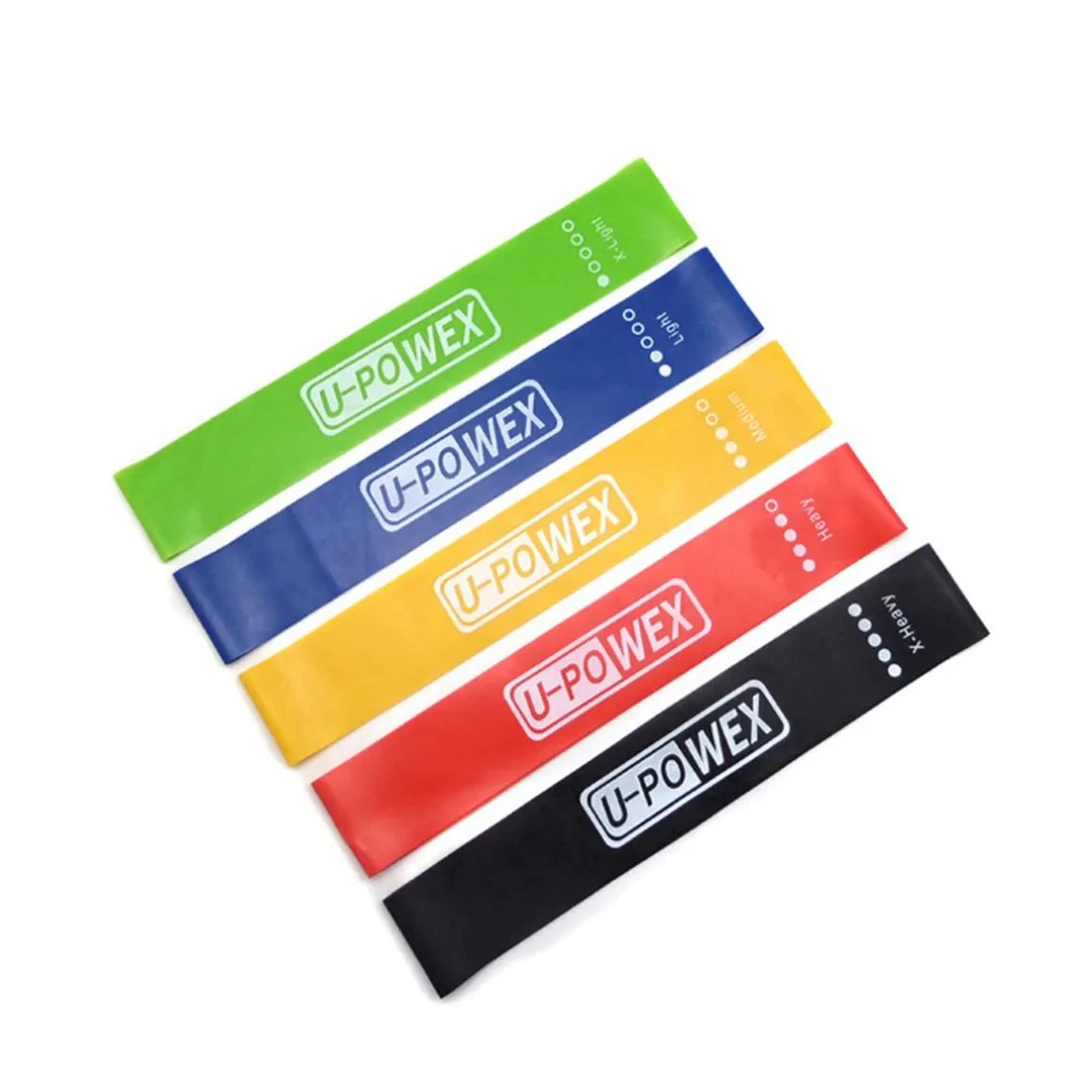 5pcs/set Natural Latex Pulling Force Bands Fit Simplify Resistance Loop Exercise Bands For Fitness Training Sports Gym Workout