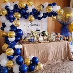 10 шт./лот 10 дюймов темно-синий светящийся синий шар темно-синий воздушный шар для Бэйби Шауэр Свадьба День Рождения декоративные шары для
