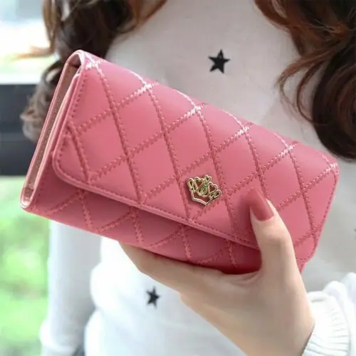 

2019 High Quality Long Wallets For Women Double Zipper Wallet Big Capacity Purse Designer PU Leather Clutch Bag Card Holder.