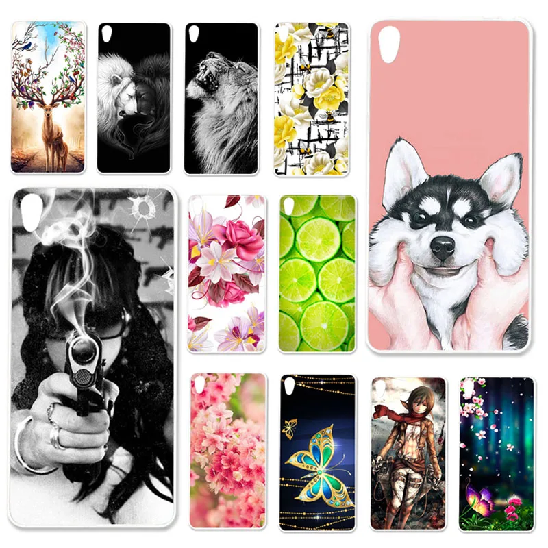 

TAOYUNXI Cases For Sony Xperia L1 Case For Sony L1 G3311 G3312 G3313 Sony Xperia E6 Dual 5.5 inch Soft Silicone Painted Covers