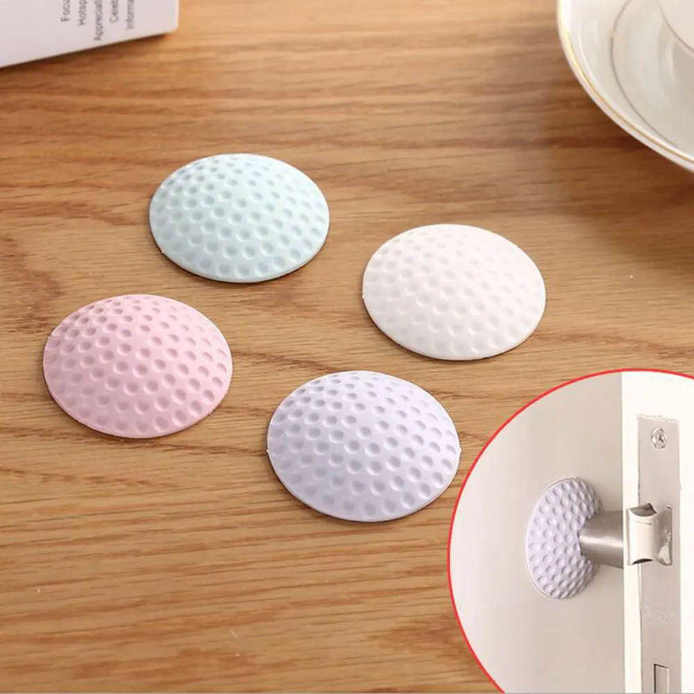 

1PC Safety Handle Crash Pad Rubber Shock Pad Thickened Accessories Doorstops Durable Door Dorpshipping Blue/Purple/Pink/White