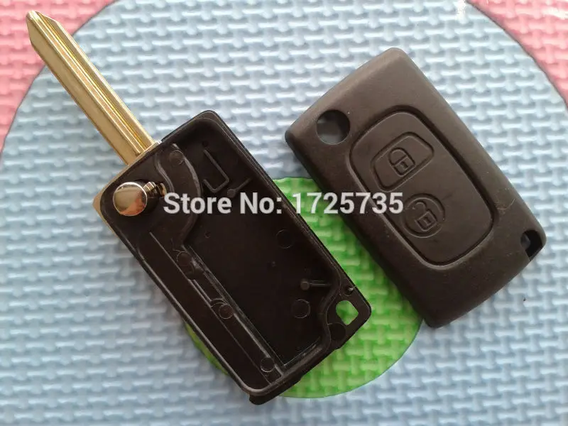 

1pc new Replacement key shell blank For Peugeot Partner Boxer For Citroen Saxo Xsara Conversion Flip Remote Key Fob Case no logo