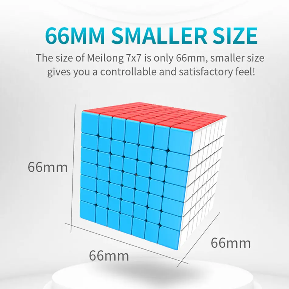 Tanie Moyu 7x7 kostka Meilong 7x7x7 magiczna kostka 7 warstw prędkość kostki profesjonalne puzzle zabawki dla dzieci prezent dla dzieci zabawki
