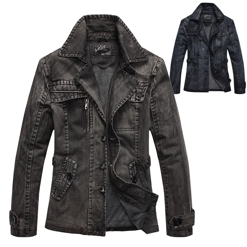 2013 Winter Cool Mens Fashion Denim Jacket , Men's Clothing , Designer ...