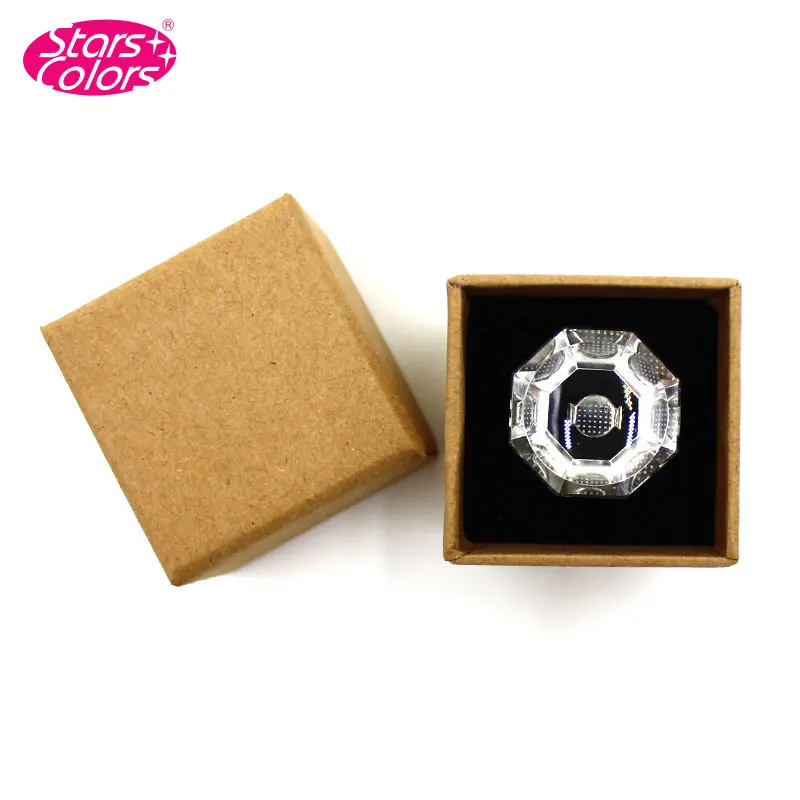 

Pro Crystal Eyelashes Extension Glue Ring Finger Ring Adhesive eyelash glue holder pallet
