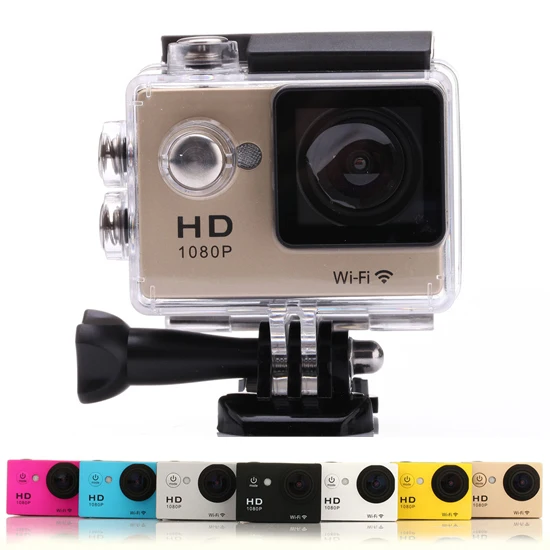 SJ4000 WiFi font b Camera b font W9 Mini Waterproof Camcorder 1080P Full HD 2 inch
