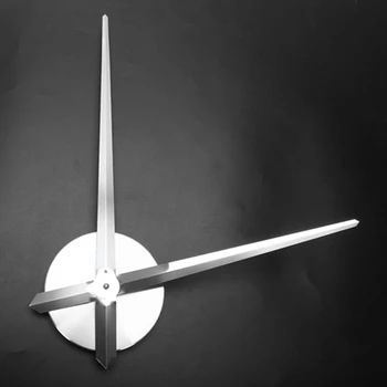 

Noiseless Wall Clock Silent Movement Kit Clock Mechanism Parts With Clock Hands Wall Clock Diy Repair Parts - Silver