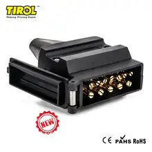 Tirol 12 Pin трейлер плоский штекер T25488P3 Австралийский 12 В адаптер с ПВХ оболочка сигнальный светильник дисплей Разъем