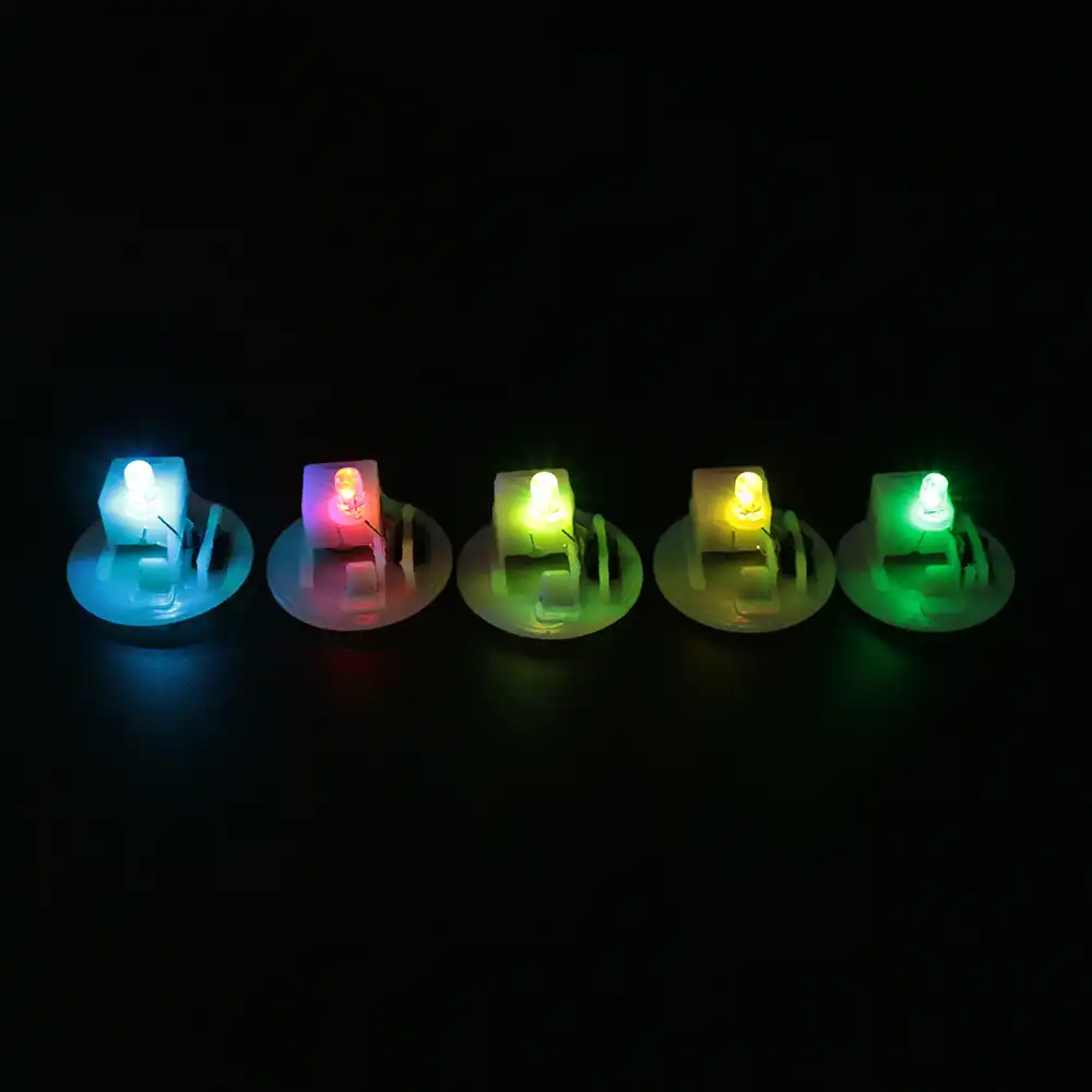5pcs Colorful Color Night Light Candle Lights Luminous Led Base Night Light Candle Lights Luminous Led