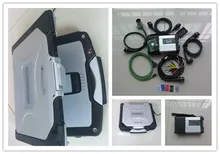 super mb star c5 with laptop cf30 ram 4g with software newest version hdd 240gb full set diagnostic for cars and trucks wifi