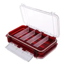 Чехол для рыбалки двухслойный прозрачный ящик для хранения ящиков с сетками портативный водонепроницаемый приманка крючки Органайзер