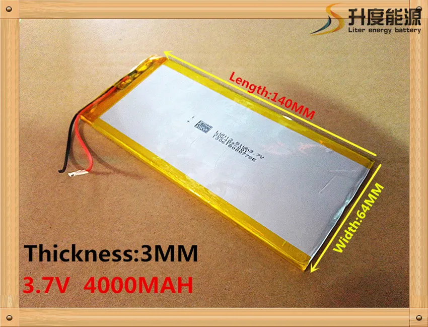 

1PCS/Lot 3.7V lithium polymer battery 3064140 4000MAH mobile power Tablet PC DIY Free shipping